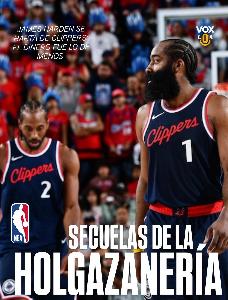 TheLaVox's tweet image. James Harden llegó a #ClipperNation    con ganas de trabajar: defendió, asistió, empujó. Pero mientras él se partía el alma, #Kawhi Leonard seguía en su rutina eterna de “algo me duele”. #Harden aguantó… hasta que vio lo imperdonable: Kawhi sí podía jugar a ese nivel. Lo dijo