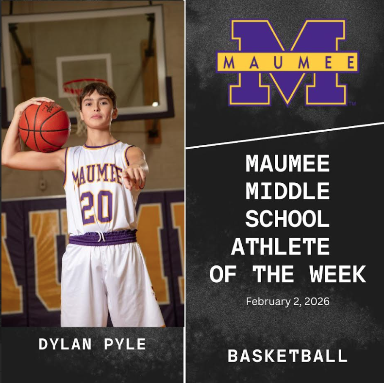 This week's Maumee Middle School Athlete of the Week is 8th-grade basketball player Dylan Pyle. Congratulations Dylan!
#wearemaumee
<a href="/MaumeeMS/">Maumee Middle School - Mrs. Wojcik</a>