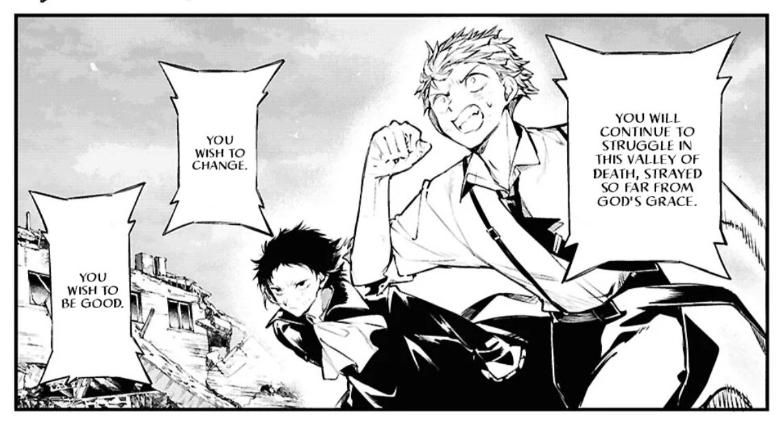 sskkfan's tweet image. this gotta be one of my fav panels shoutout to fyodor for those lines