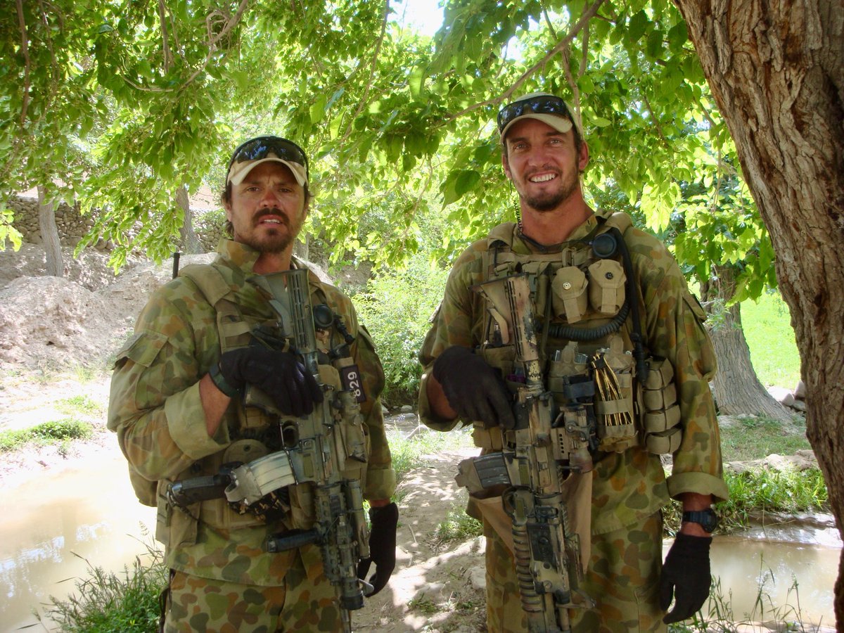 Commandos Dean Parkinson and Tim Aplin on their first patrol together in Afgahnistan, 2009. Discover the life story of the 2nd Commando Regiment veteran in our latest podcast. linktr.ee/LOTL