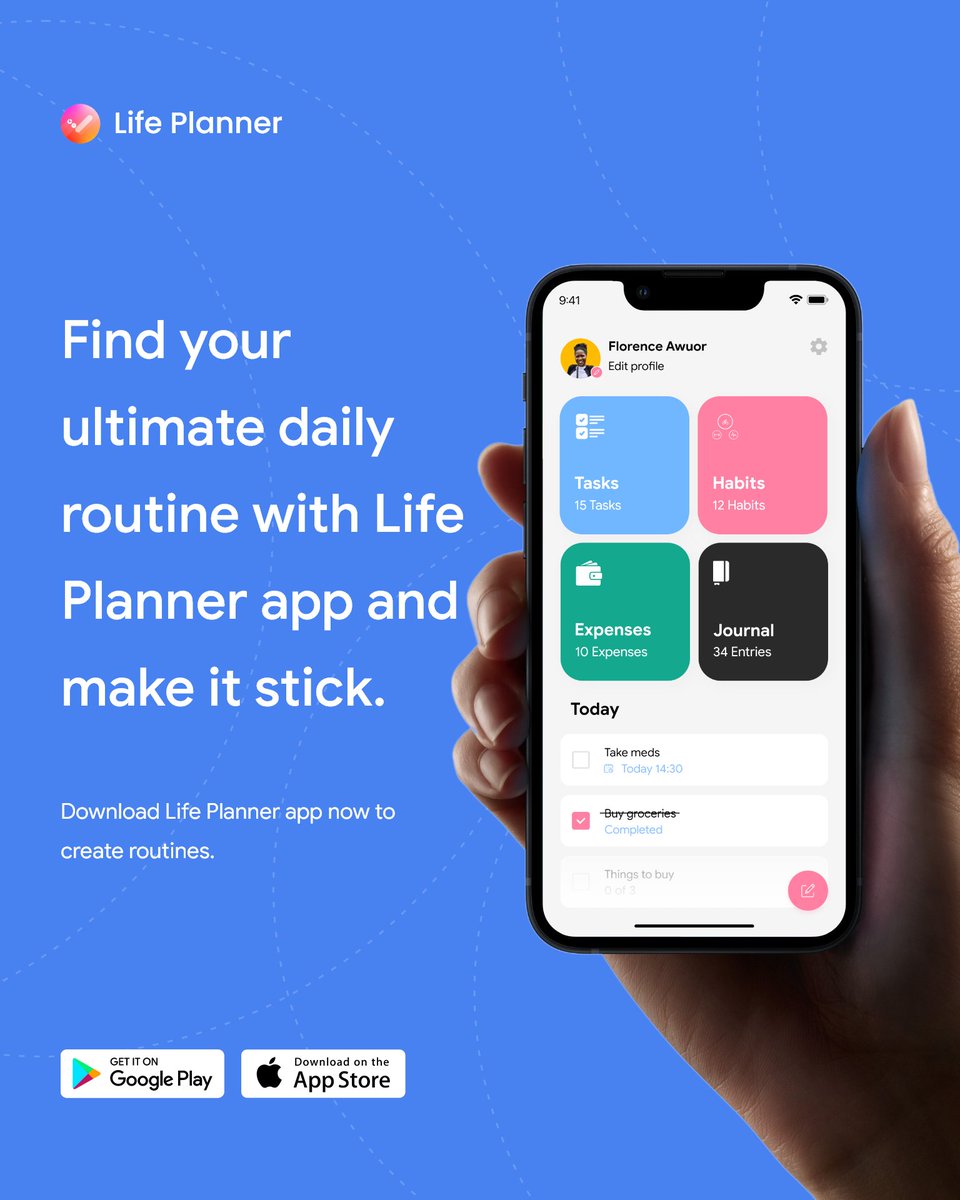 Too many options, not enough clarity?
Life Planner organizes your tasks, goals, and habits so you can decide and act confidently.

Get it now on Google Play thelifeplanner.co/play/x
or App Store thelifeplanner.co/apple/x