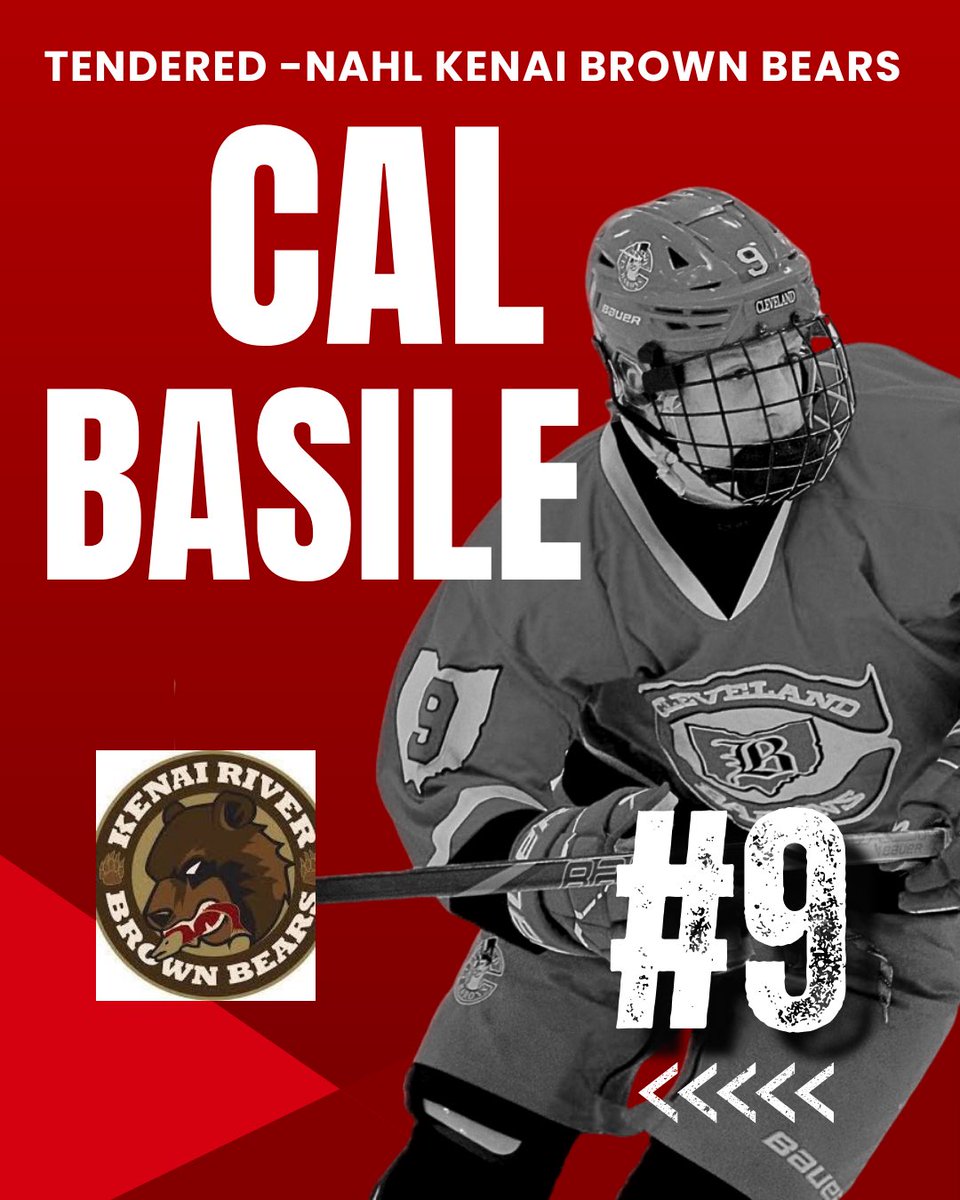 Congrats to Cal Basile on signing a tender with Kenia - NAHL