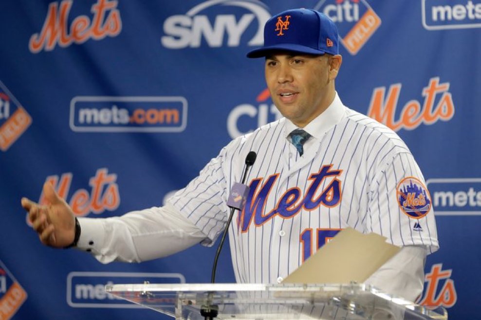 SleeperMets's tweet photo. BREAKING: Carlos Beltrán will enter Cooperstown with a Mets cap on his plaque, per @Feinsand https://t.co/xmpATM8fMP