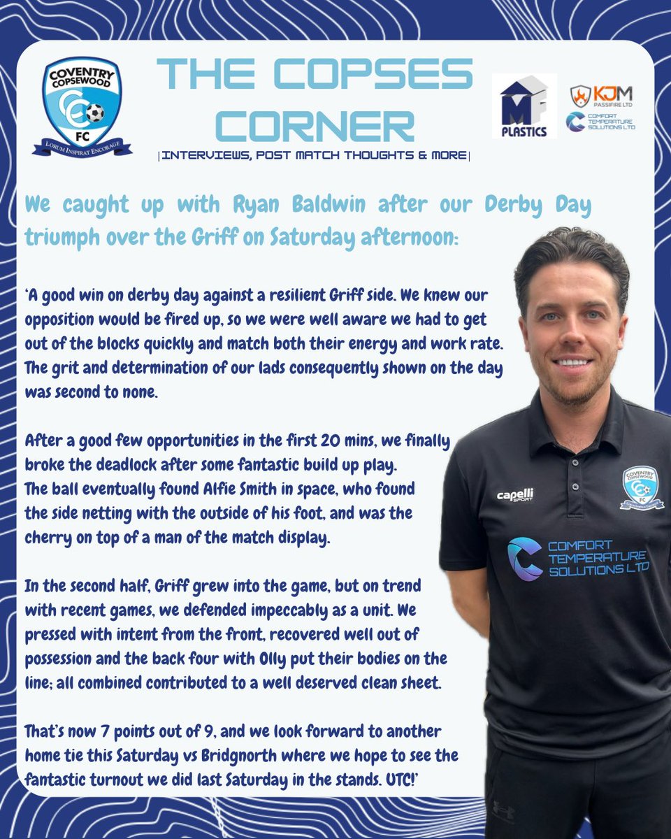 Coventry Copsewood FC tweet media