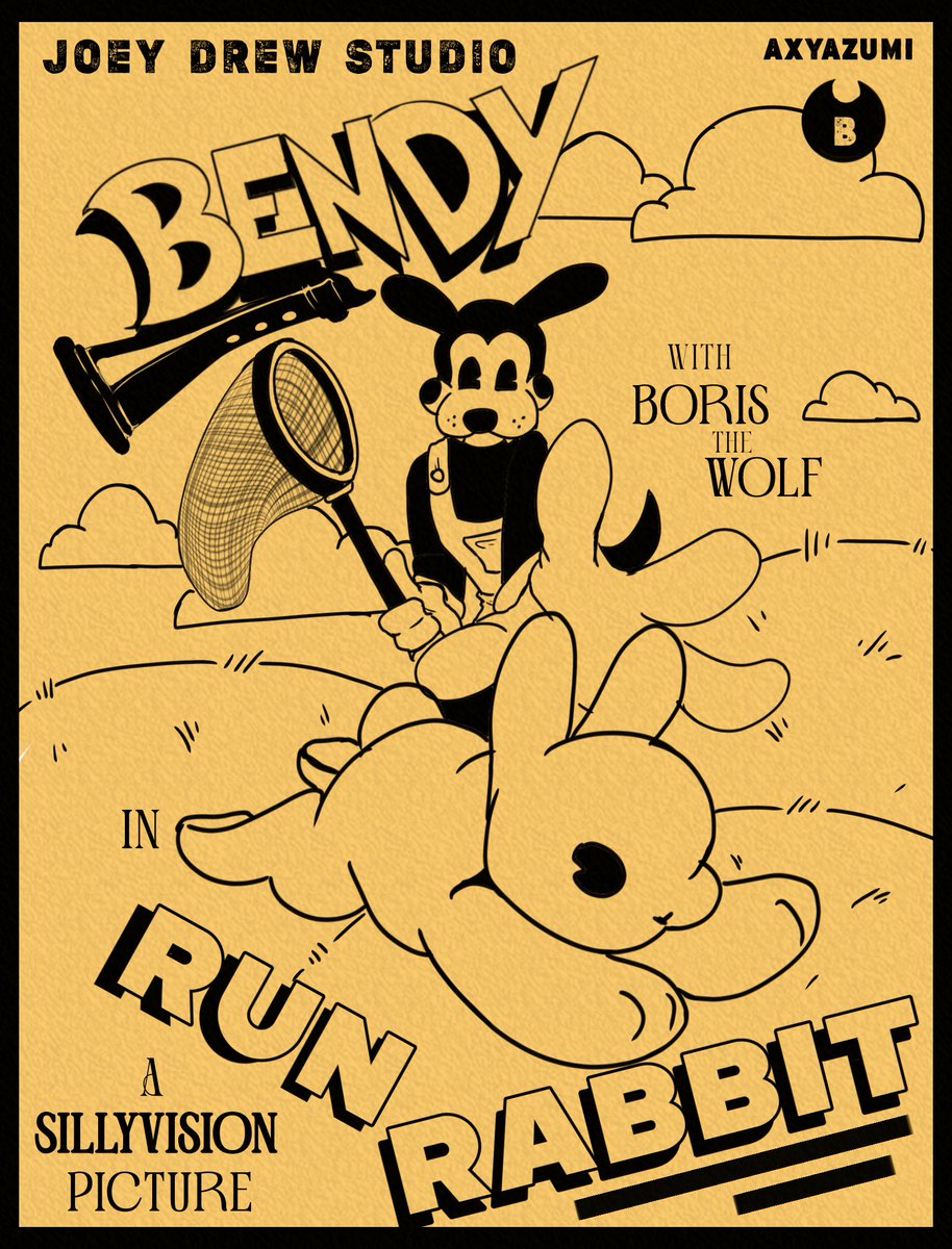 Boris the Wolf poster for a friend's game

#boris #BATIM #bendy_and_the_ink_machine #fanart