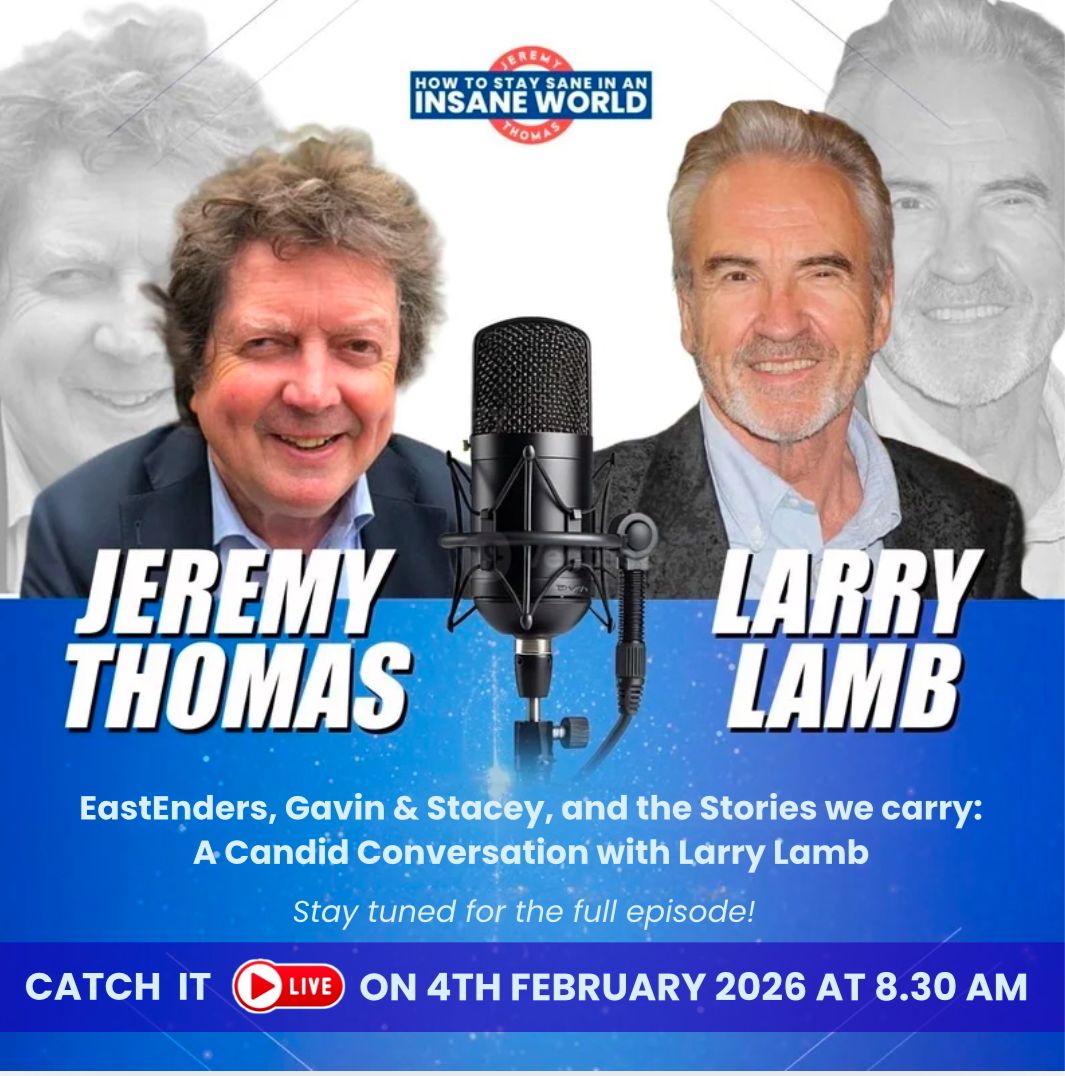 Jeremy Thomas, How to Stay Sane in an Insane World tweet media