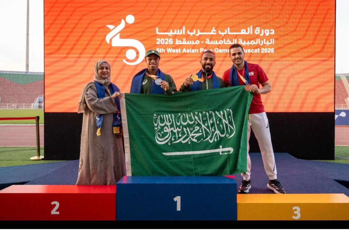 KSAembassyOM's tweet photo. شارك 
#السفير_إبراهيم_بن_سعد_بن_بيشان اليوم حفل افتتاح دورة ألعاب غرب آسيا البارالمبية الخامسة #مسقط_2026، وذلك تحت رعايةسعادة الشيخ خليفة بن علي الحارثي،وكيل وزارة الخارجية للشؤون السياسية' بمشاركة 11 دولة و يمثل المملكة العربية السعودية ب 64 لاعب ولاعبة 🇸🇦🇸🇦🇸🇦 https://t.co/I64zdRpa3I