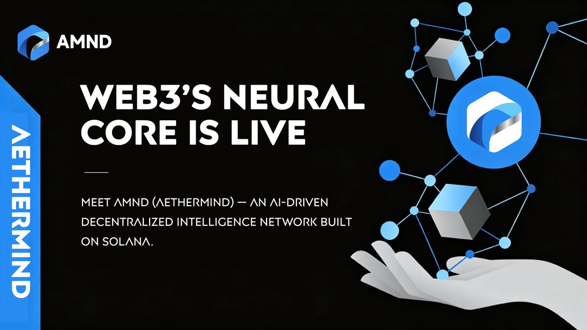 AetherMind_i's tweet image. 💡 On AMND, intelligence is electricity.
Idle GPUs become generators, data is fuel, and $AMND is the current that transfers value.
Whether you’re a developer or a user, there’s a place for you in this ecosystem.
#DePIN #AMND