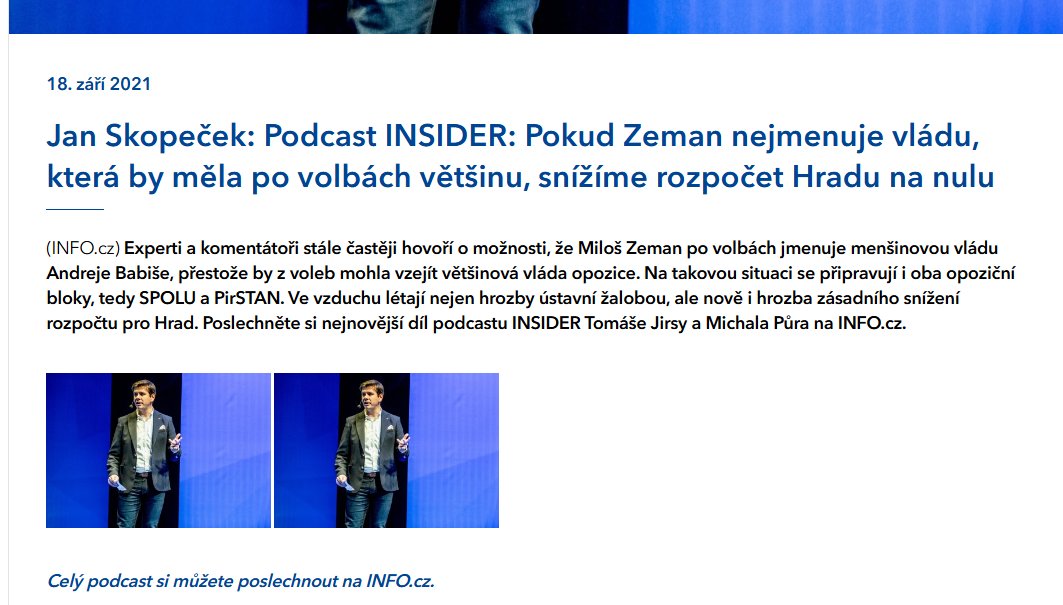 maestrosill's tweet photo. To jsem se chtěl zeptat @ODScz a vlastně i @SpoluKoalice (a i poslanců, co mě sledují). Tohleto mazání minulosti na webu jako myslíte vážně? Jste s tím ok? Žádné morální dilema? Ani když to kritizujete u druhých?
https://t.co/udy6ejHWwy - mrtvo.
https://t.co/eQOIDiR59K - archiv. https://t.co/6WFDDHnfc5