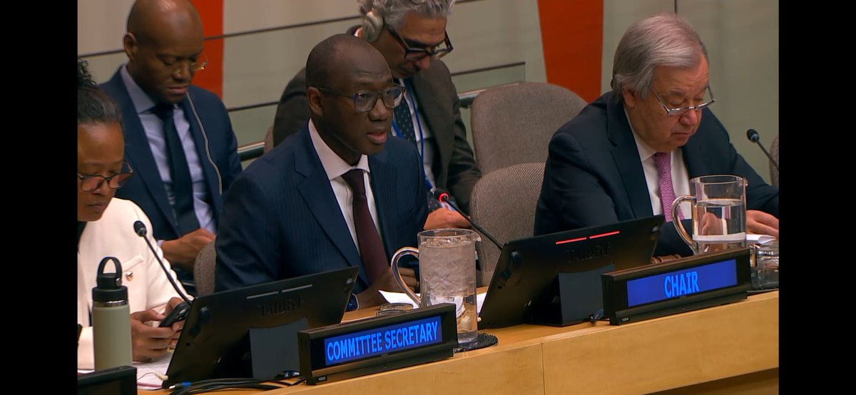 Le Sénégal à l’ONU-NY/ Senegal at the UN-NY tweet media