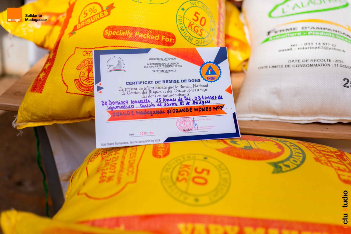 Orange Solidarité Madagascar tweet media