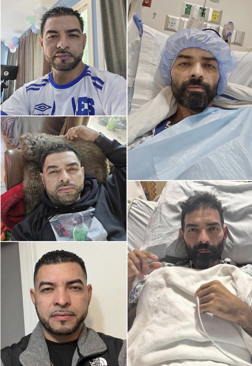 Me ayudan a compartir por favor,  y así nuestro hermano Salvadoreño cumpla su ultimo deseo 🥺<a href="/nayibbukele/">Nayib Bukele</a> 

𝗦𝗨 𝗨́𝗟𝗧𝗜𝗠𝗢 𝗗𝗘𝗦𝗘𝗢 𝗘𝗦 𝗩𝗢𝗟𝗩𝗘𝗥 𝗔 𝗖𝗔𝗦𝗔🇸🇻

En un hospital de Nueva York, Julio Rivera López lucha por su vida en estado crítico. Hoy, más que