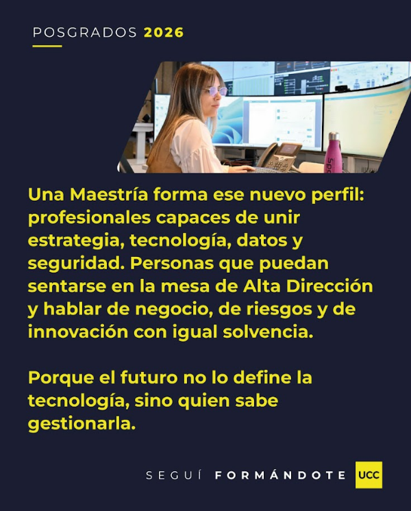 ¿La tecnología avanza más rápido que tus decisiones empresariales?
Para obtener la formación necesaria para decidir con rapidez y eficacia en un mundo donde la IA decide en segundos y los ciberataques ocurren en horas, nuestra Escuela de Posgrado presenta la Maestría en Nuevas