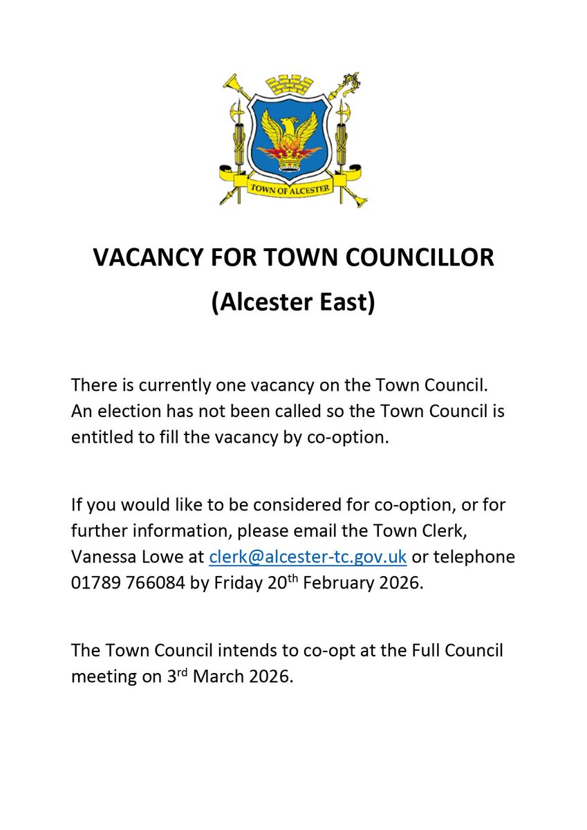 Alcester News 🗨 tweet media