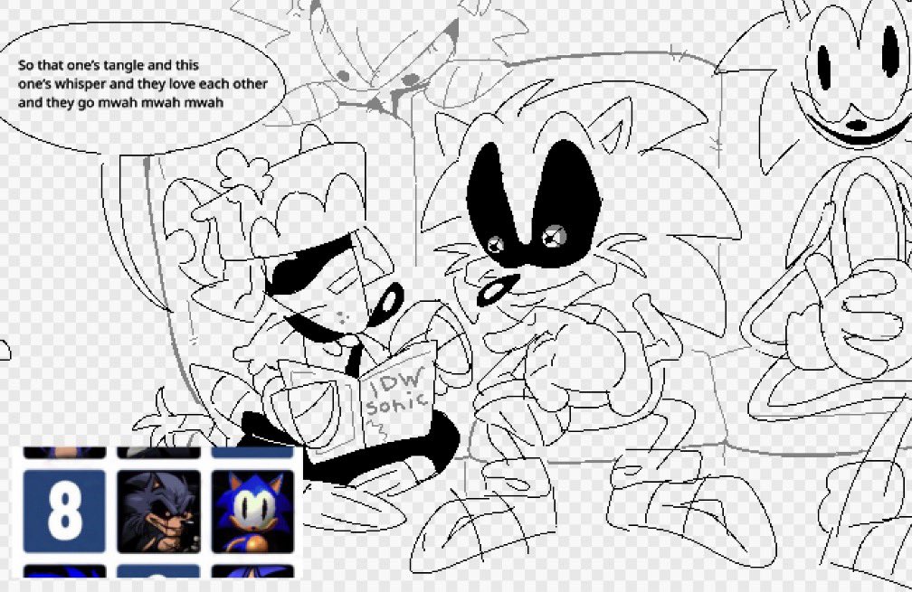 Teaching my grandpa about Sonic yuri