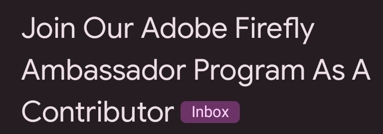 Firefly ambassador invite