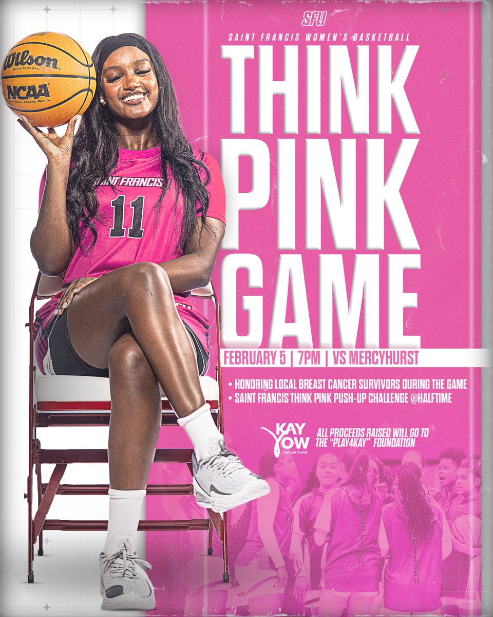 RedFlashWBB's tweet image. Thursday Night, Think Pink 💗

#SFUwbb #FlashMentality #GoRedFlash