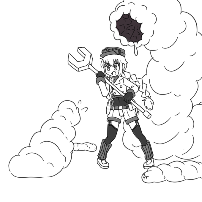 雑魚ワーム討伐中。 