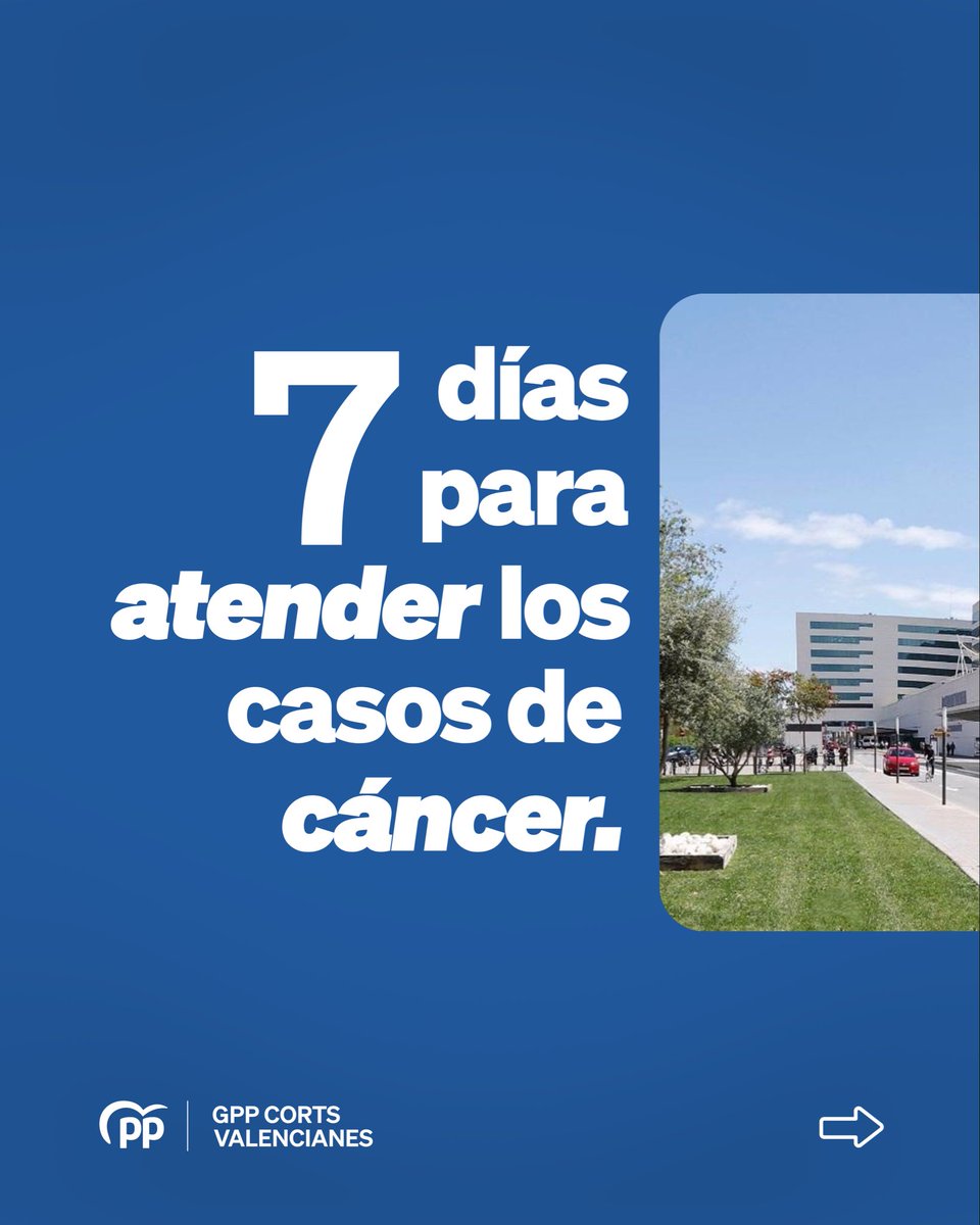 🔵Tenemos un compromiso: atenderer los casos sospechosos de cáncer en 7 días.

#JuntsAvancem 

🧵👇🏼