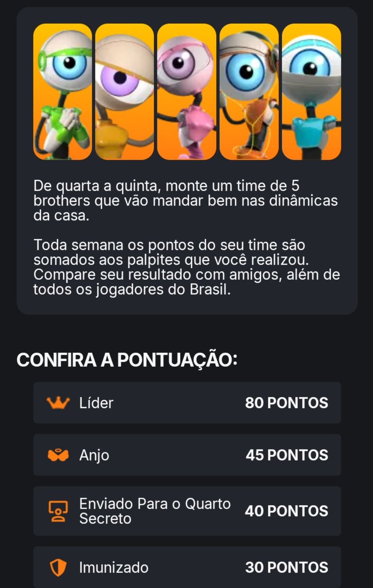 brunahelayne's tweet photo. Mas e essa pontuação aqui do cartola heim? SPOLERZÃO. VEM AÍ A VOLTA DA ANA PAULA PARTE 2. Faz acontecer BRASIL!!!!! #BBB26 https://t.co/Vqaut3CC2J