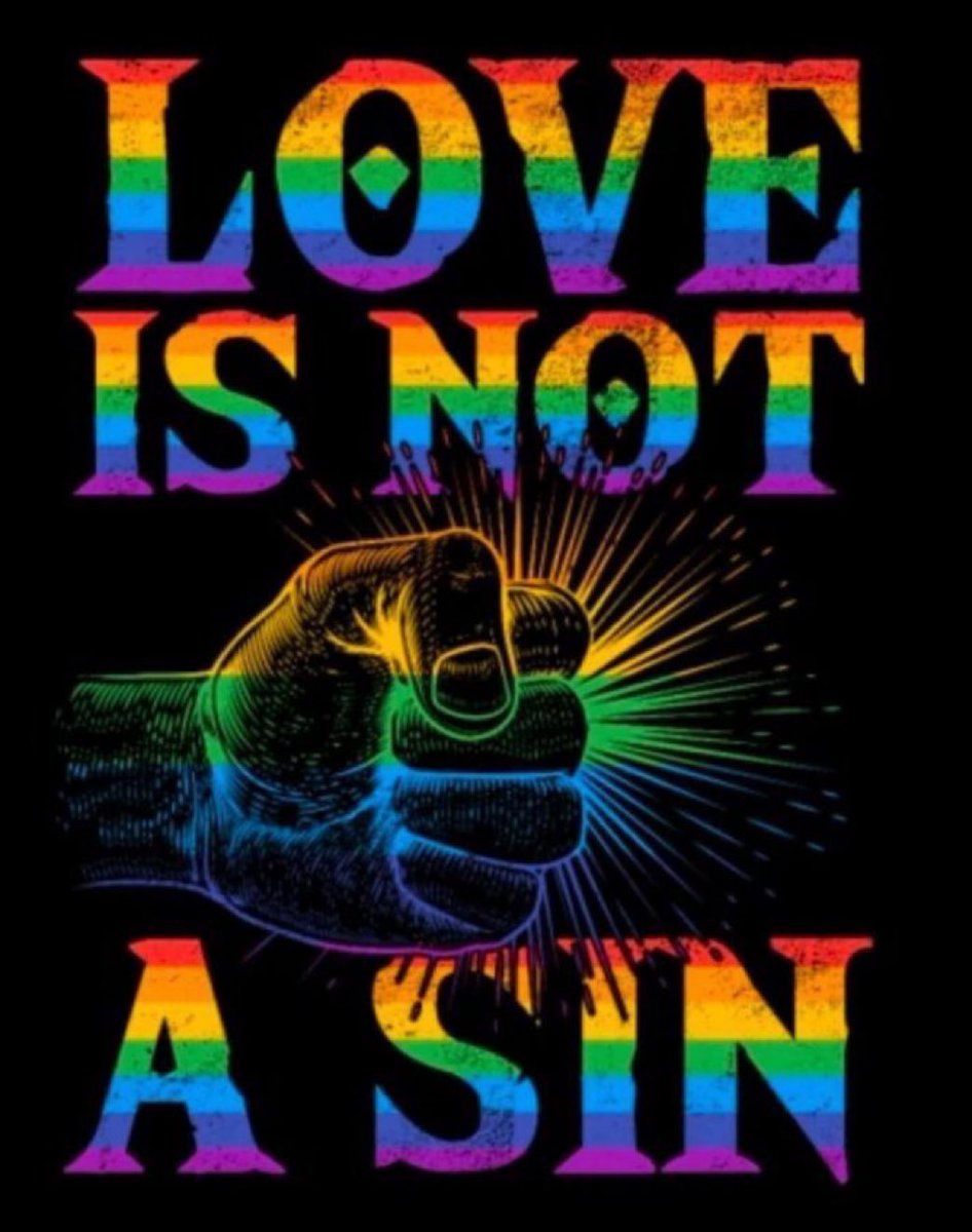 Homophobia is the real sin.