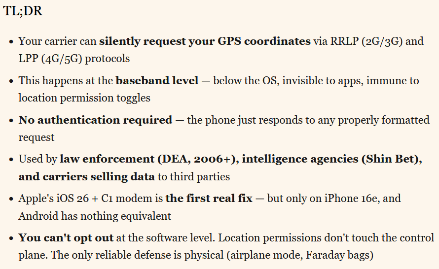 Your Phone Silently Sends GPS to Your Carrier — Here's How
fumics.in/posts/2026-02-…
#privacy