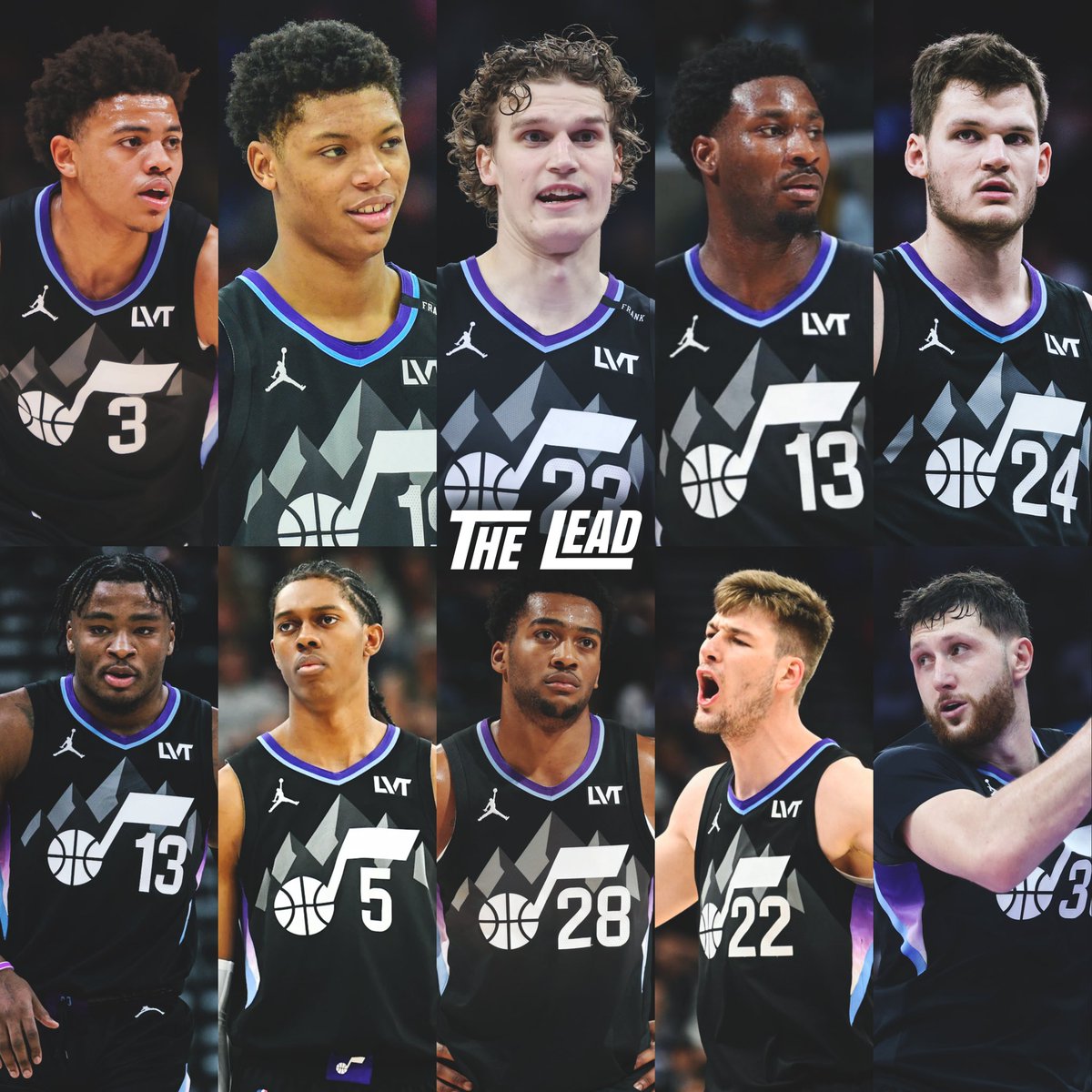 TheLeadSM's tweet image. Jazz at full health: 

PG: Keyonte George / Isaiah Collier 
SG: Ace Bailey / Cody Williams
SF: Markkanen / Brice Sensebaugh
PF: JJJ / Filipowski / Vince Williams Jr
C: Walker Kessler / Nurkic / Jock Landale

This is a fun team 🔥