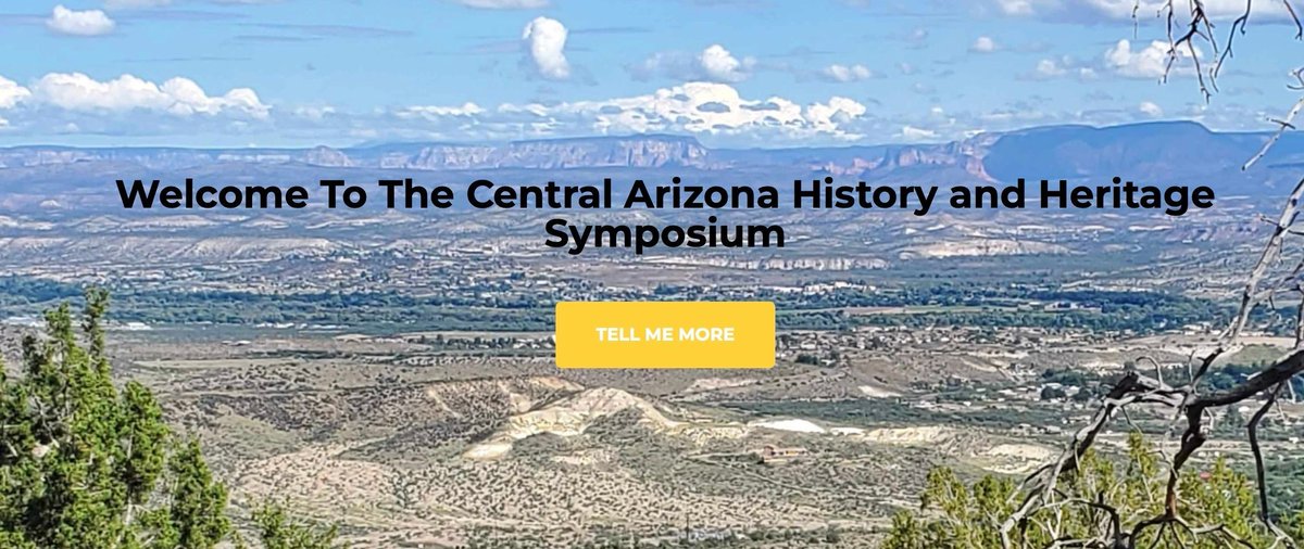 The first Central Arizona History &amp; Heritage Symposium brings together archaeology &amp; history of the region in Camp Verde, March 28–29, with presentations, posters, tours &amp; more. The Arizona Preservation Foundation is proud to be a sponsor. To register: buff.ly/4byhpx2