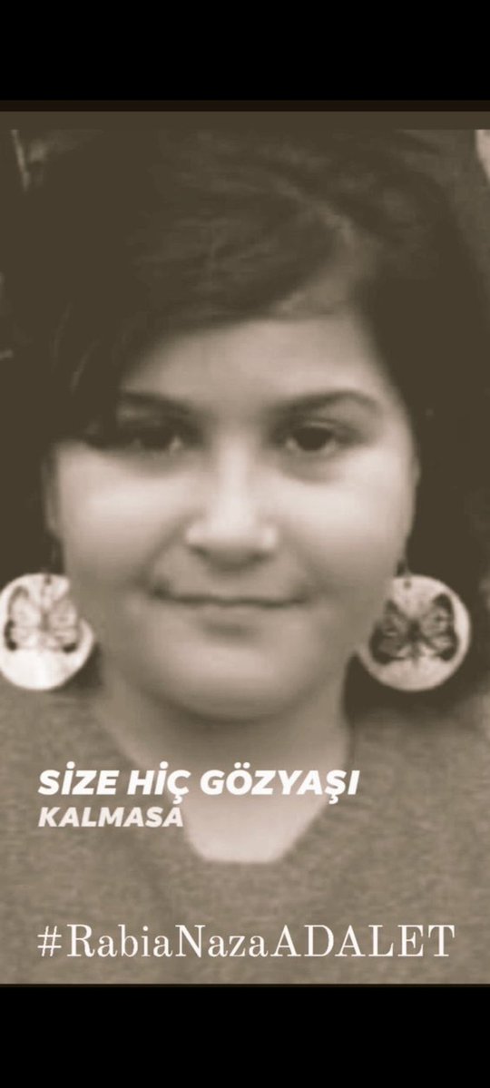 Her akşam saat 22:00 de 
#RabiaNazİçinAdalet 
Diyeceğiz ... 

Artık bu ülkede neler oluyor
Kimler kimleri koruyor 
Katilleri ve tecavüzcüleri dahi herkesin gözü önünde nasıl koruyorlar biliyorsunuz 
Artık Susmayın
Artık Susmayın
Artık susmayın
