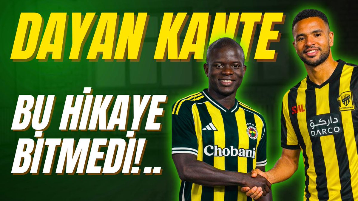 Fenerbahçe bitti demeden bitmez! Kante...
Shomurodov için adım atıldı...
📺👇
Ahmet Konanç canlı yayında: youtube.com/live/FpmbvQI_i…