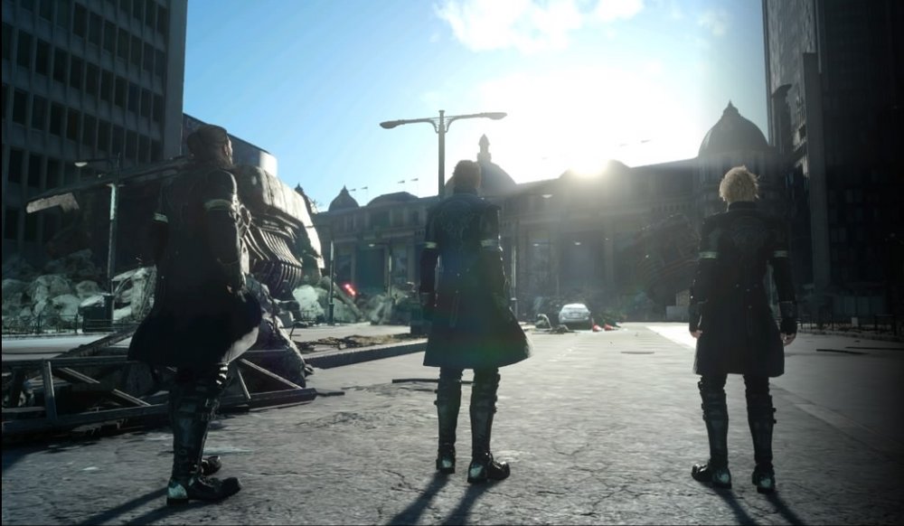 MisamiMisao's tweet photo. #ffxv #chocobros
With the first sun rising over the fallen city came a moment of reflection for those who survived. They stood together in silence, each grappling with their own grief while searching for solace in unity. https://t.co/MSiIym4UbO