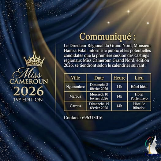 MissCamerounOff's tweet photo. 📷📷 COMMUNIQUÉ 📷📷
Visuel @chimpatech https://t.co/TLKXf4wZcf