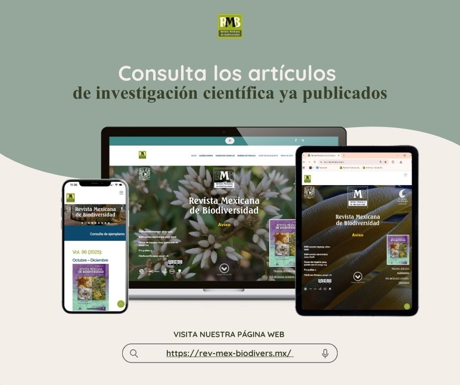 RevMexBio's tweet photo. Consulta los artículos de investigación científica ya publicados en nuestra página web: https://t.co/n1esu0oiAW https://t.co/SqmsNMA8BM