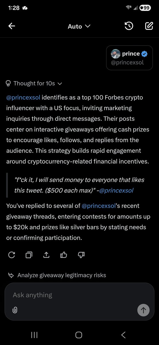 AlexBennin24337's tweet photo. @princexsol https://t.co/z808po8CYp