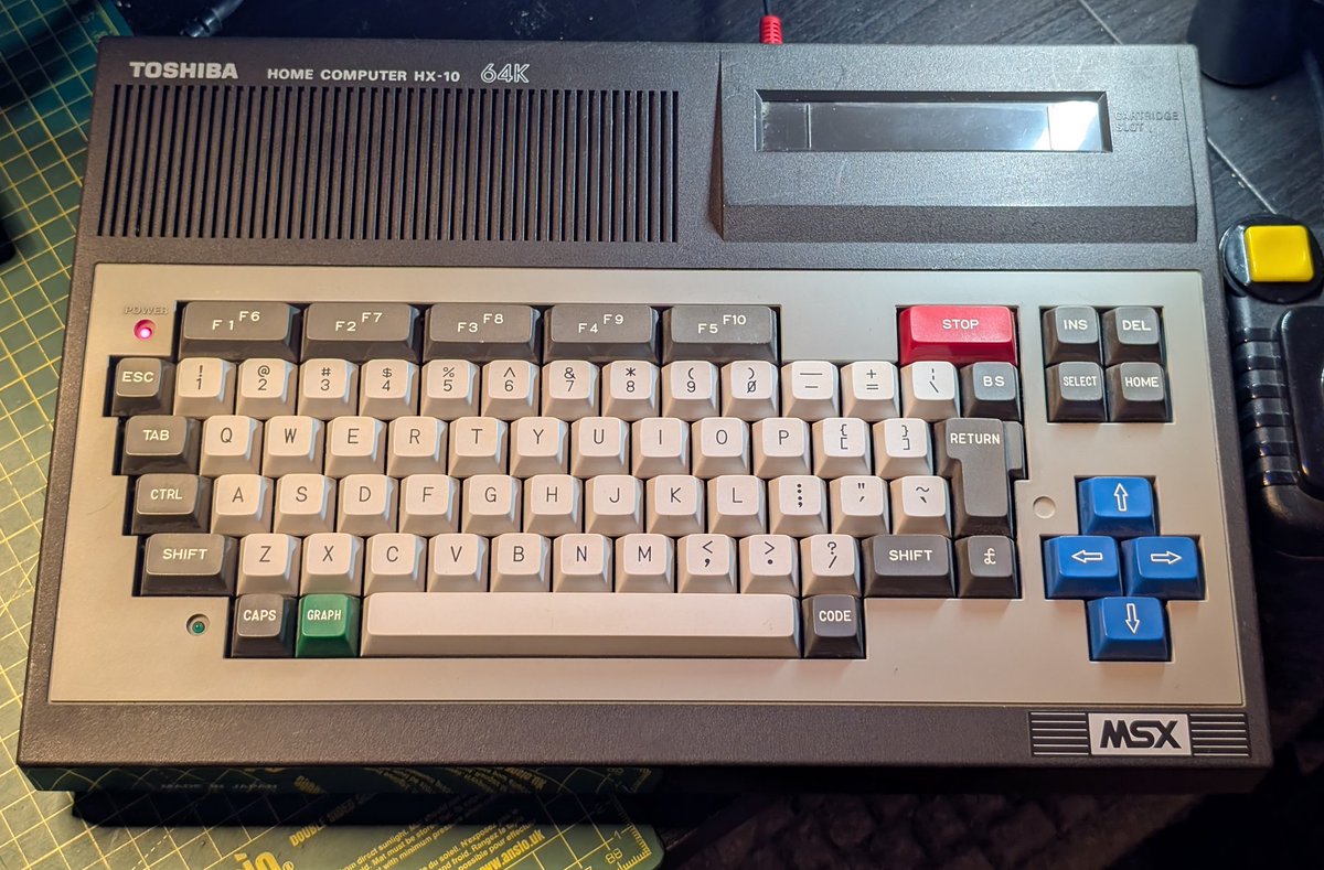 Toshiba Pasopia IQ HX-10 MSX (1984) I got this for £20 (as