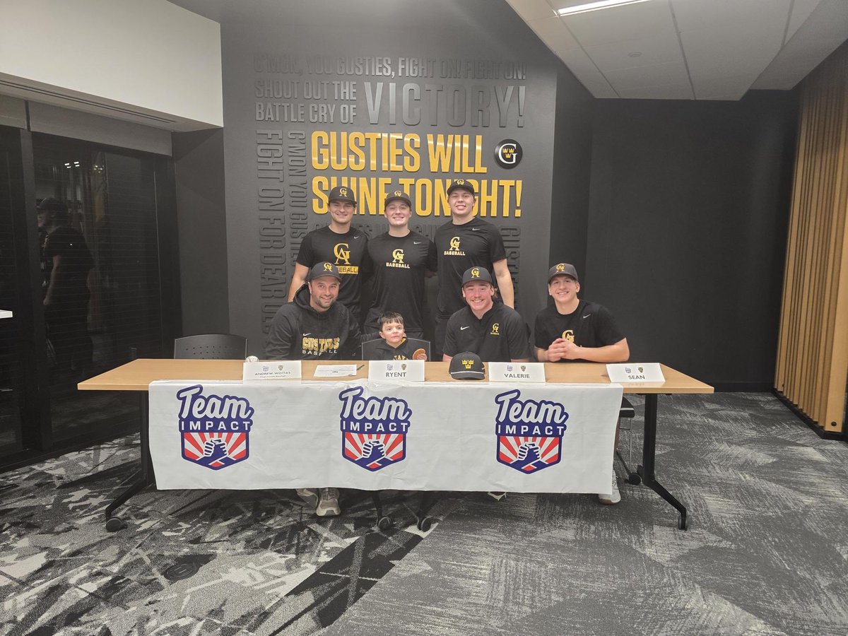 Big time commitment last Friday!  We are so excited to officially welcome Ryent into our baseball family!  Thank you <a href="/GoTeamIMPACT/">Team IMPACT</a> for making this possible!  Excited to share the season together!
