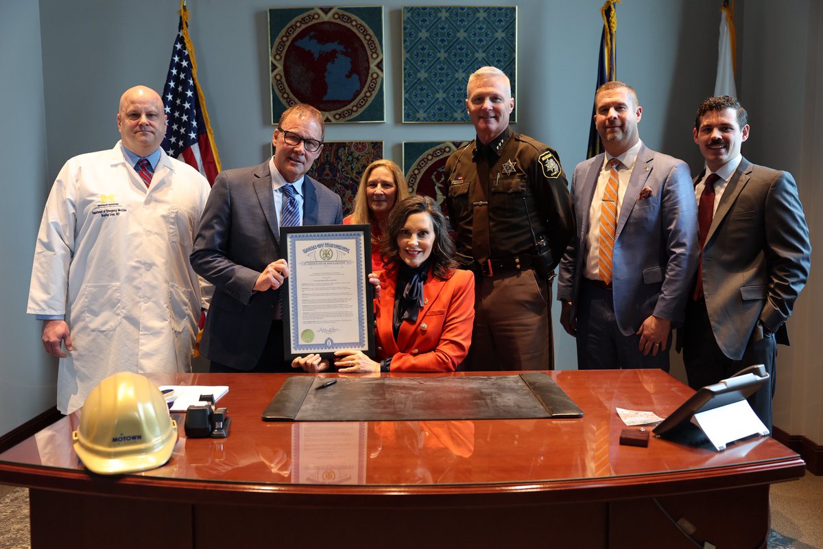 Drunk driving is 100% preventable. Thank you, @GovWhitmer  for raising awareness. 

It will take us all to #EndImpairedDriving.