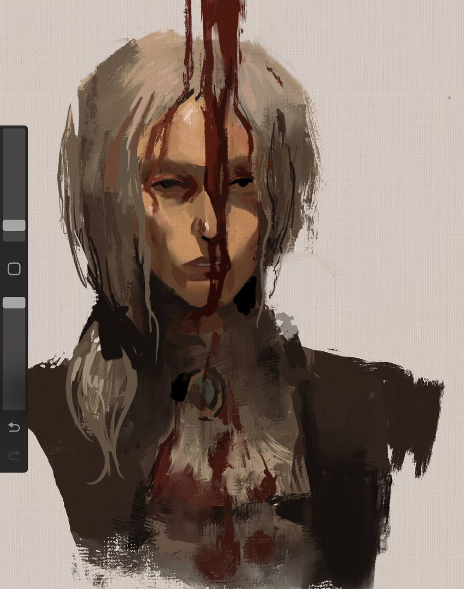 _i_m_e_a_'s tweet image. Trying that style of colouring on Lady Maria