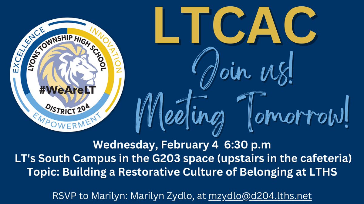 Lyons Township High School District 204 tweet media