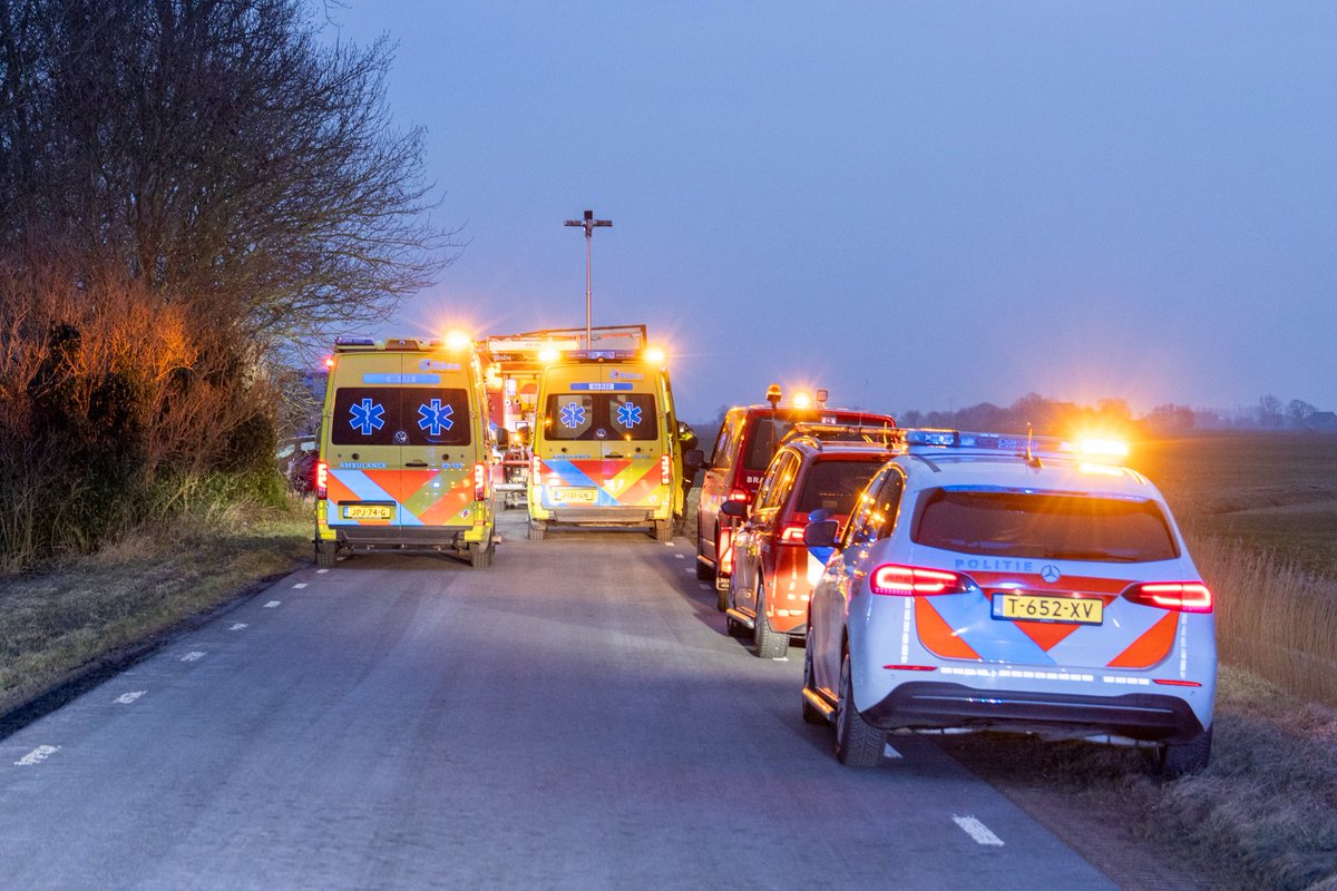 Ernstig ongeval op Lollumerweg in Tzum