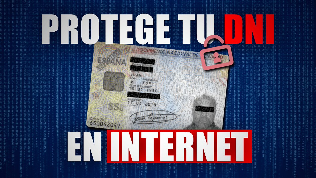 🪪Protege tu DNI

Hay muchas noticias recientemente sobre filtraciones de datos, DNI etc...

Por ello te traigo una herramienta con la que ayudar a proteger tu DNI ante estas filtraciones.

Cualquier persona puede usarla en cualquier dispositivo👇

youtu.be/1gndfAM_Or0