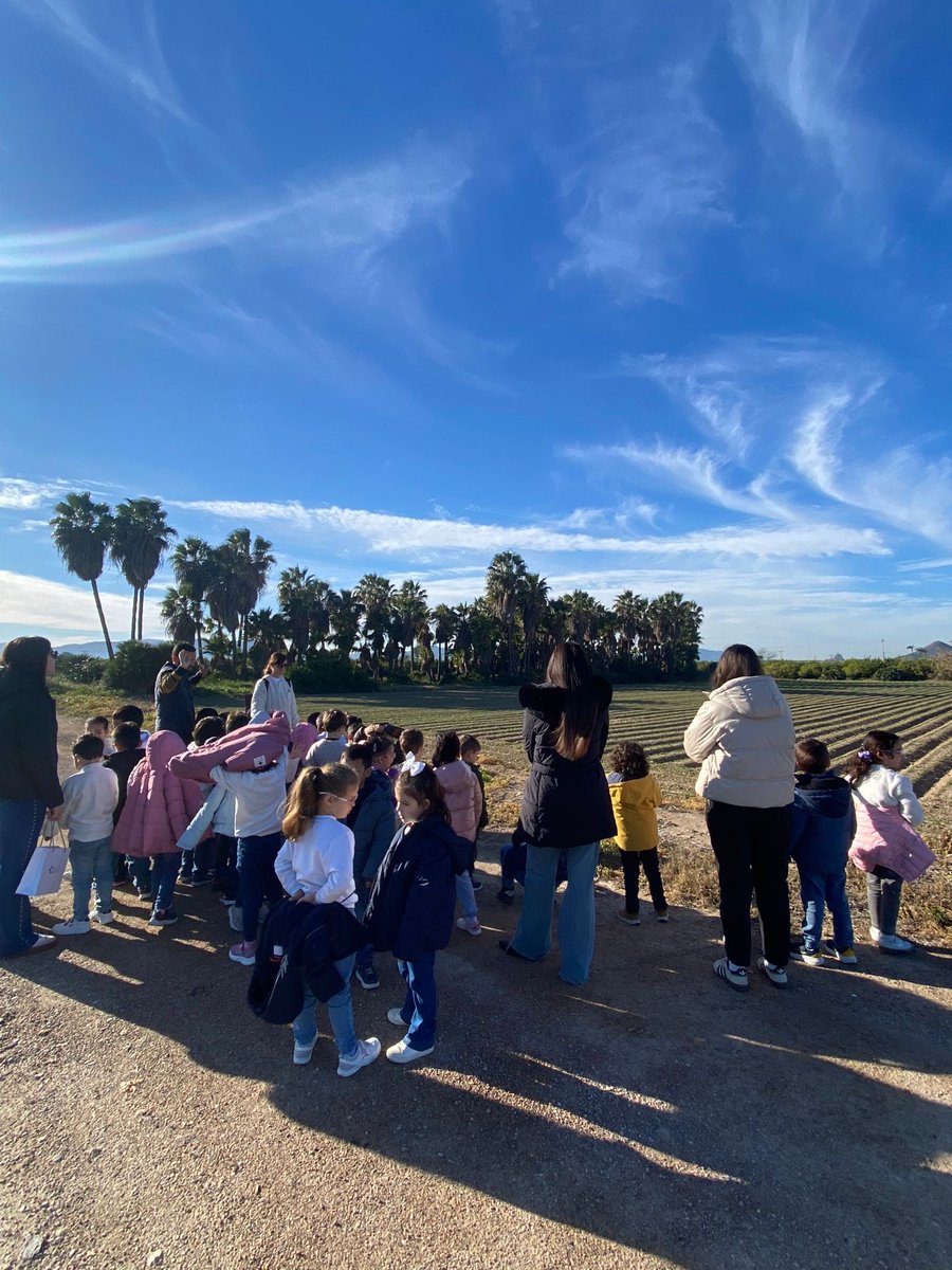 PSantomera's tweet photo. Acompañamos a los alumnos de infantil del CEIP Fuensanta Caravaca en el proyecto “Conoce Santomera” que todos los años realizan en el cole. Entre otras  actividades se ha convertido en un clásico el itinerario etnográfico por el entorno de la huerta. #Educaciónpatrimonial https://t.co/L9rbzdbDsy