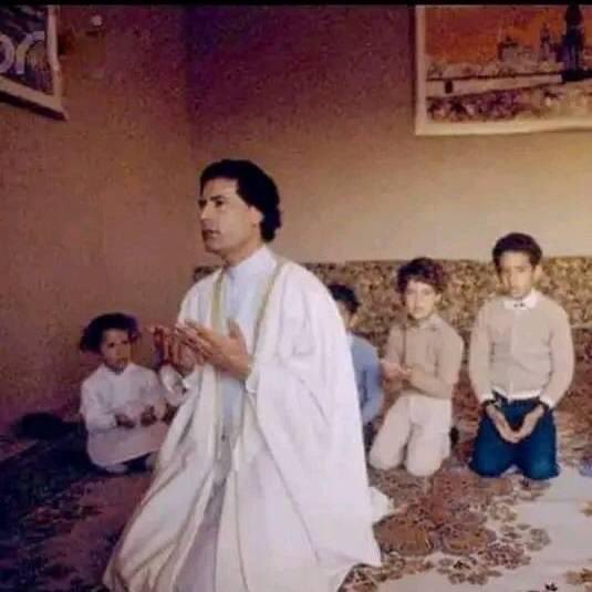desert____lion's tweet photo. They killed my leader, three of his sons and grandchildren in 2011. That wasn't enough; they assassinated another of his sons today. Human beings are so cruel!

May Almighty Allah grant you eternal peace &amp; the highest rank in Jannah, Dr Saif al-Islam Gaddafi. This is so sad! 💔 https://t.co/nHoZGdwiUz