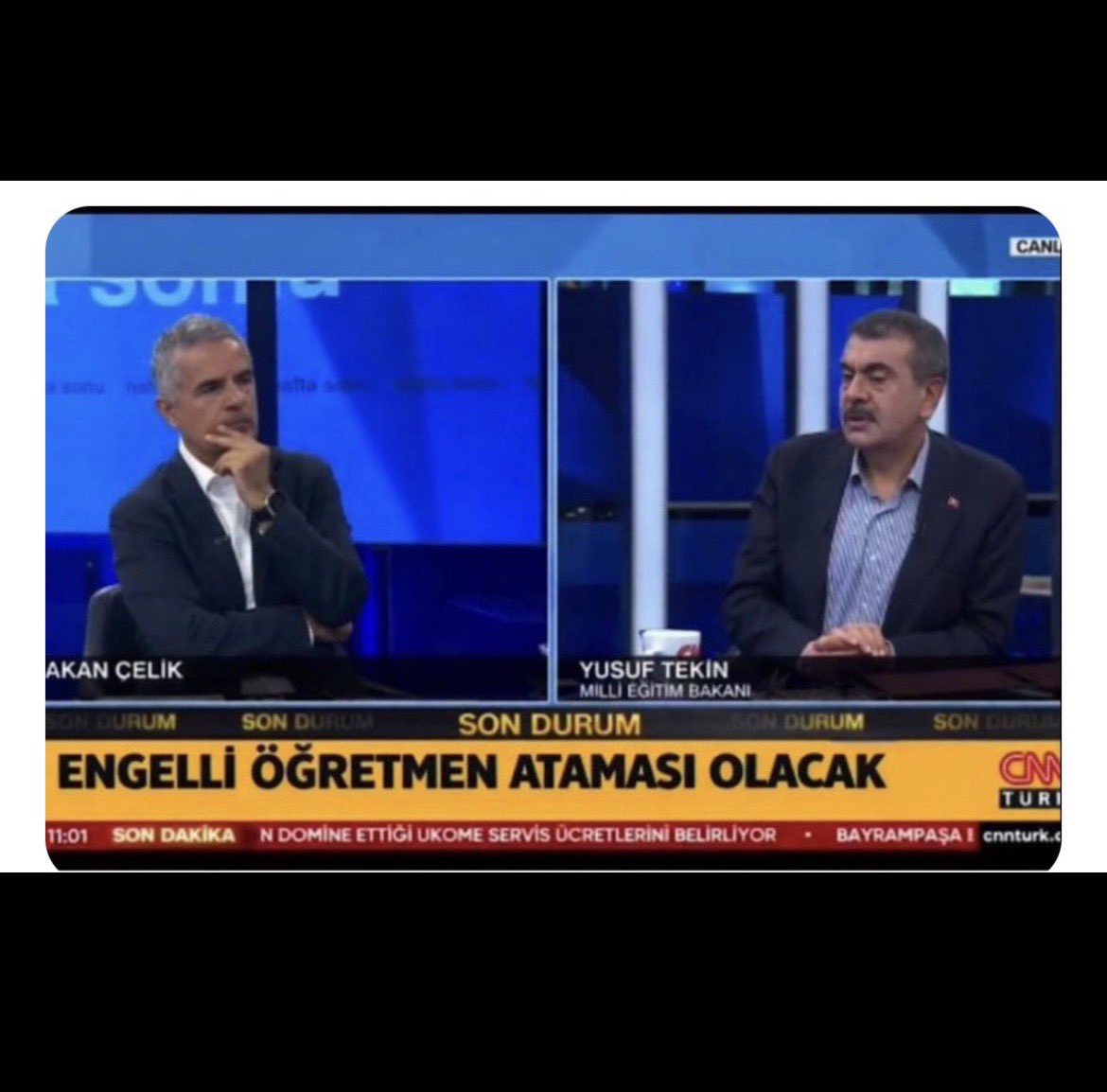 Şubat ataması, geride kalan engelli öğretmenlerin hakkıdır,
<a href="/RTErdogan/">Recep Tayyip Erdoğan</a> <a href="/Yusuf__Tekin/">Yusuf Tekin</a> <a href="/dbdevletbahceli/">Devlet Bahçeli</a> <a href="/oktay_saral/">Oktay SARAL</a> <a href="/hasandogan/">Hasan Doğan</a> <a href="/AYMBASKANLIGI/">Anayasa Mahkemesi</a> <a href="/PrfDrFilizKilic/">Prof. Dr. Filiz KILIÇ</a> <a href="/memetsimsek/">Mehmet Simsek</a> <a href="/tihek_kurumsal/">TİHEK 🇹🇷</a> <a href="/_cevdetyilmaz/">Cevdet Yılmaz</a>
#EngelliÖğretmeneAtamaHak