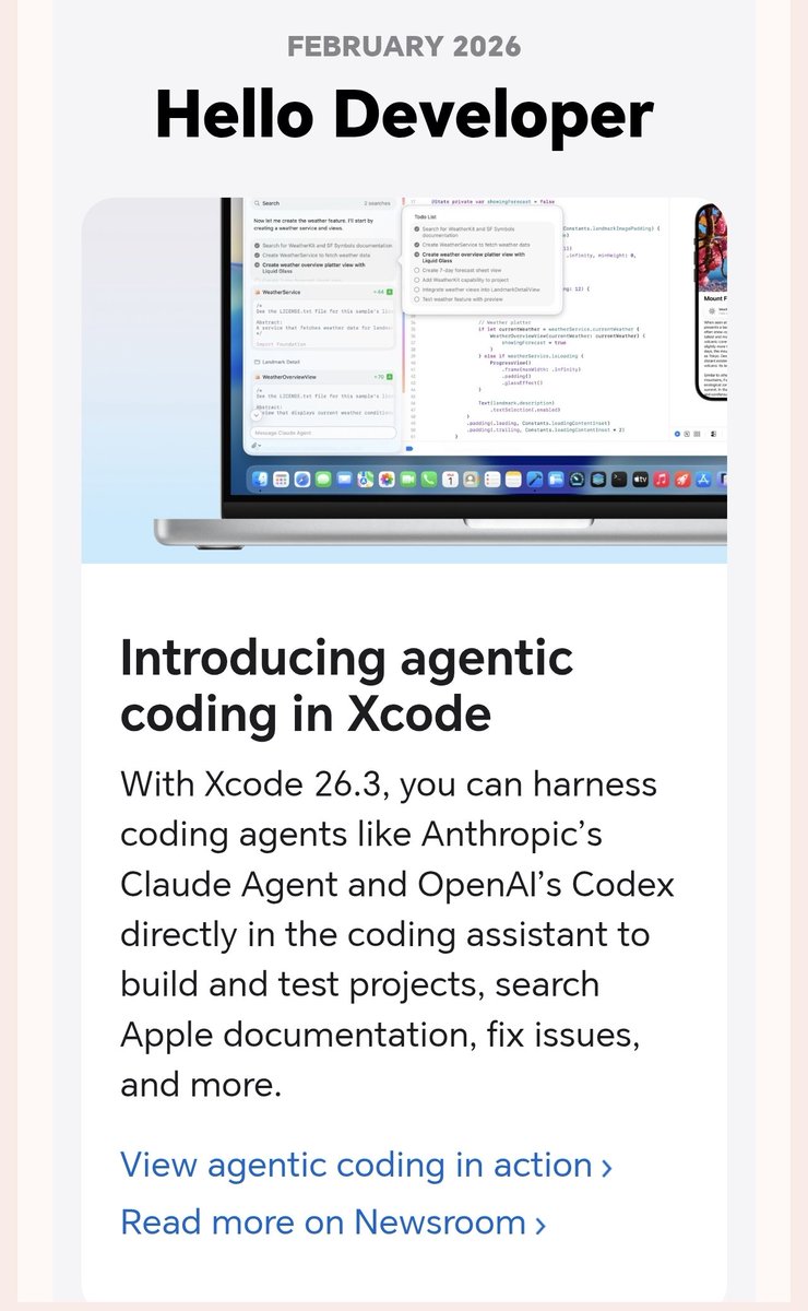 Xcode'a vibelecoding mi gelmiş?