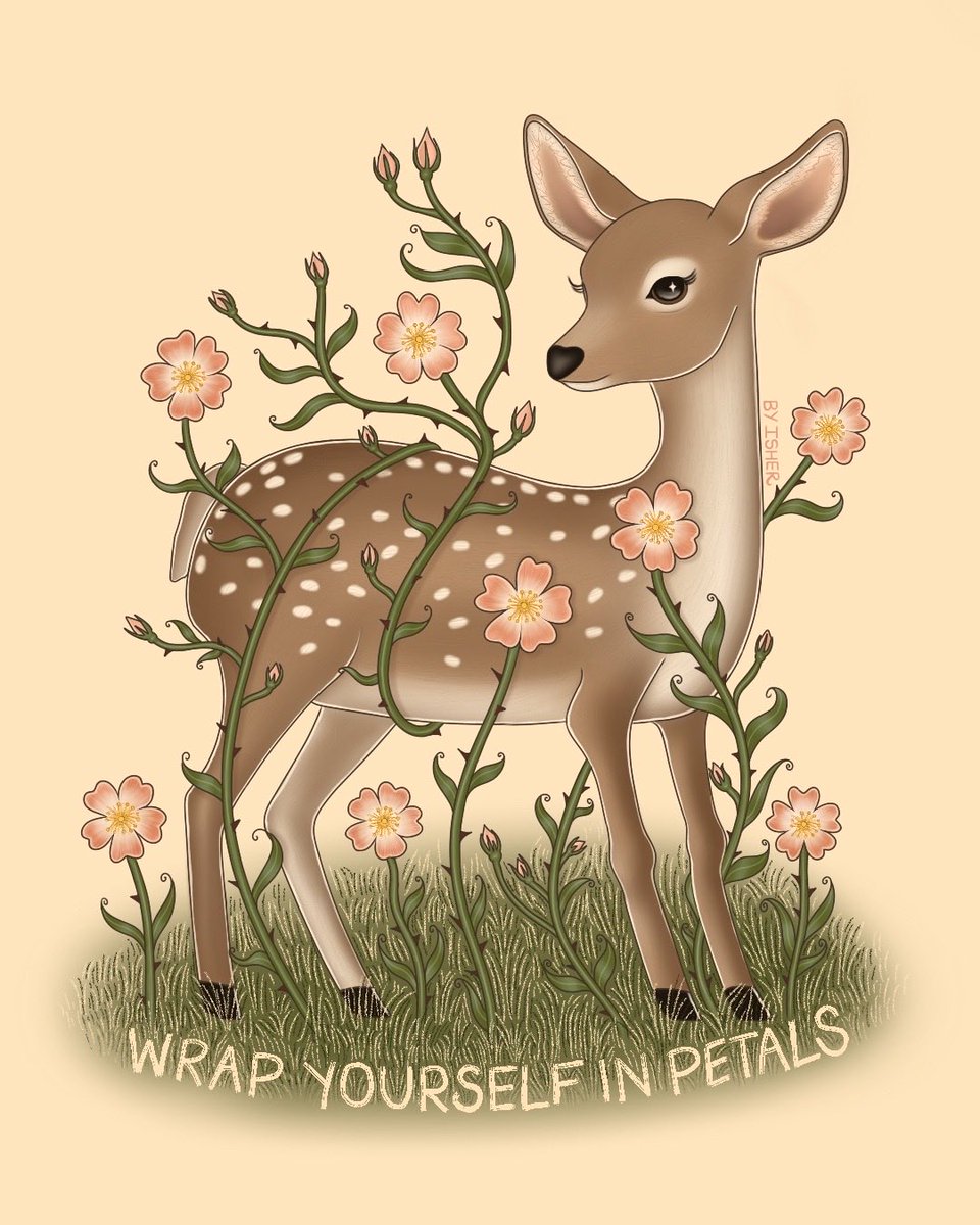 byisher's tweet photo. Just wanted to share this Petals For Armor illustration I did a little while ago 🌿🌸🤍 #hayleywilliams #petalsforarmor #pfa https://t.co/7V39nZ2ZAg