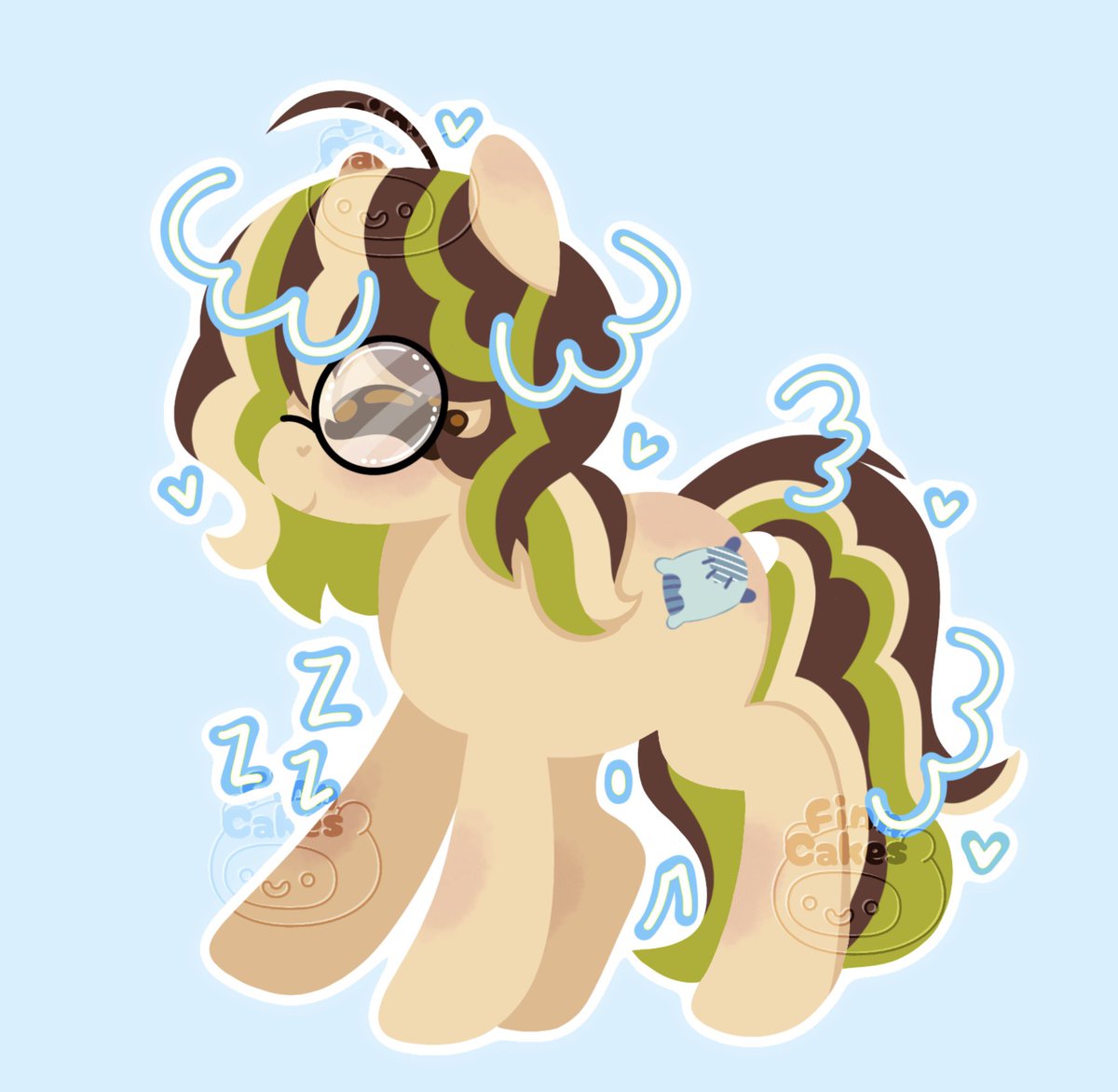 FinnCakes_'s tweet photo. Chibi comm I made for someone on instagram🩵🍃✨ https://t.co/P6L79sVpYd