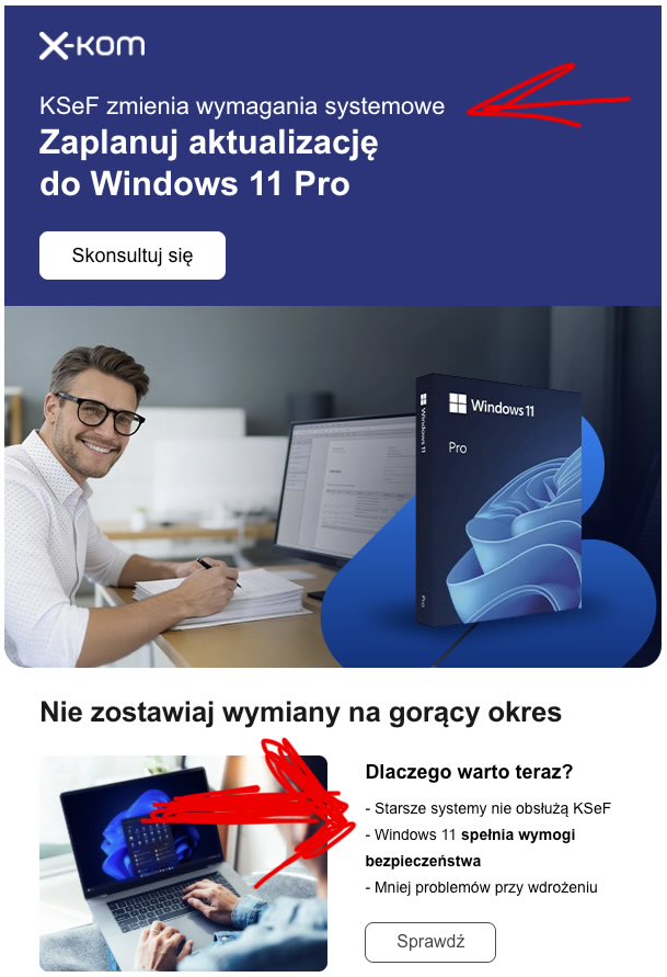 gonerator's tweet photo. Ej @xkom_pl ale tak poważnie, co autor miał na myśli z tym, że starsze niż Windows 11 systemy nie obsłużą KSeF? 😅 bo się zastanawiam czy dobrze myślę co tu się dzieje, czy jednak się już w ogóle nie znam na PCtach? 😉 nawet kliknąłem linka ale niestety nic w tym temacie nie było https://t.co/vIy5vq9XV4