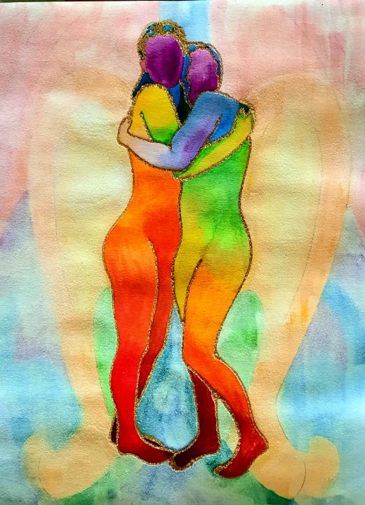 Art of the Day! "Celestial Hug". Buy at: ArtPal.com/Astro-Artist?i…