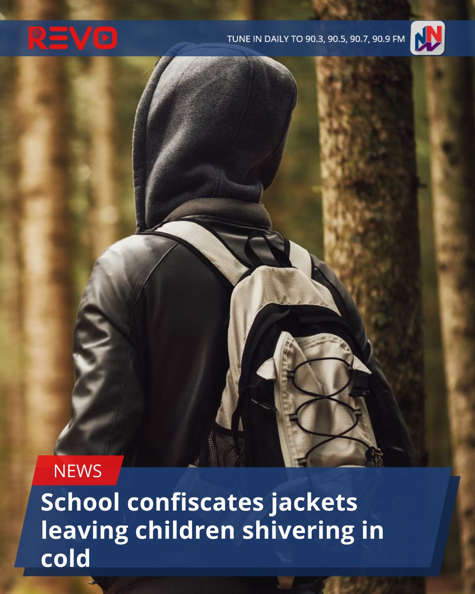 Parents at a Spanish Town-based primary school were left upset on Monday after their children's jackets were confiscated, leaving the youngsters shivering from the impacts of the cold front impacting the island.

READ MORE HERE: revonews.ai/news/school-co…